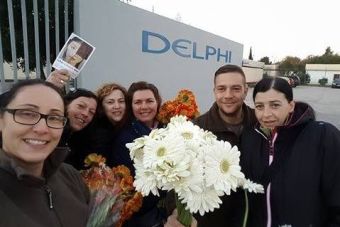 Foto do 8 de Março na fábrica do Seixal 20170515Delphi-arquivo